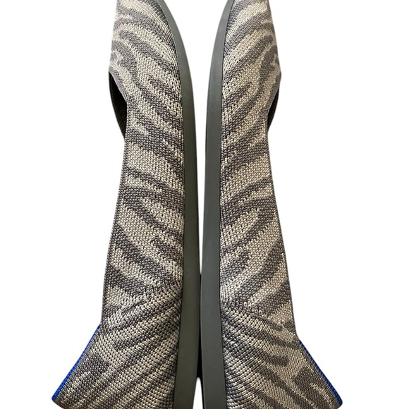 Rothy's the point gray Zebra RETIRED flats - Picture 7 of 8
